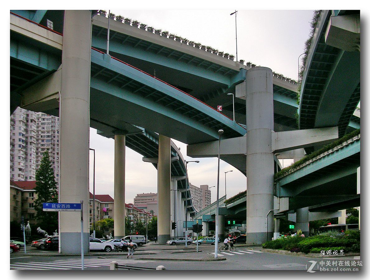 高架桥结构城市图片