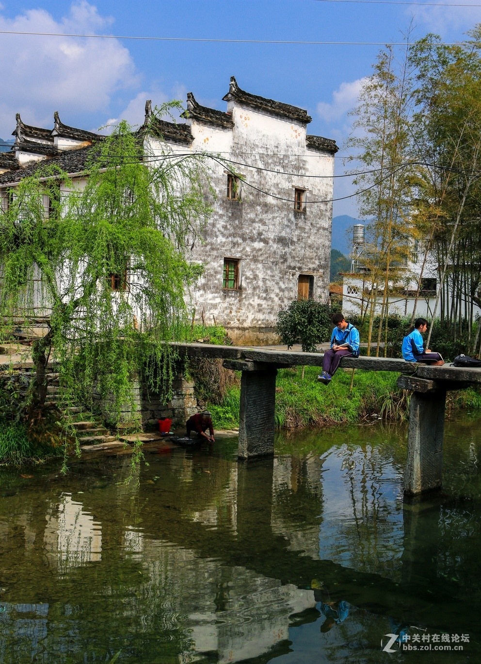 江西美丽的婺源沱川乡三溪口1