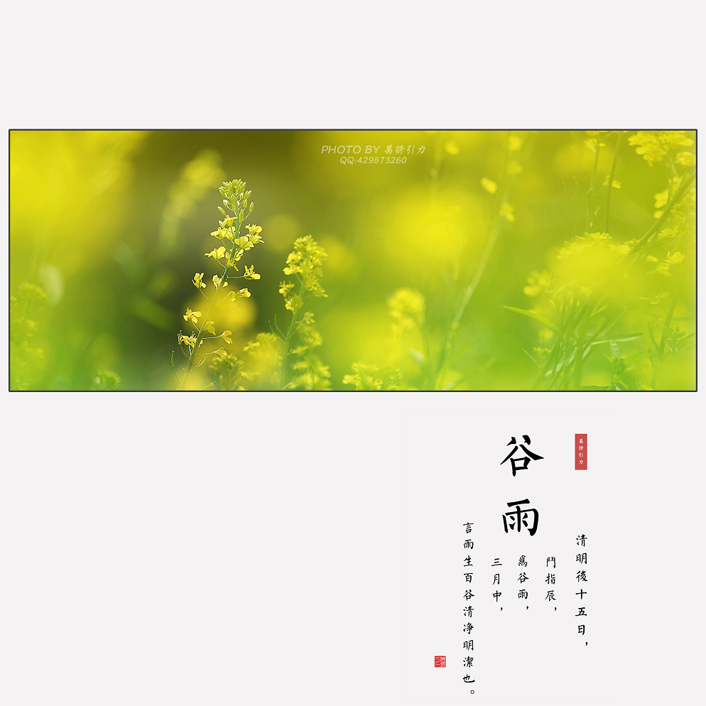 #ZOL月赛-四月物语#  谷雨（节气）...
