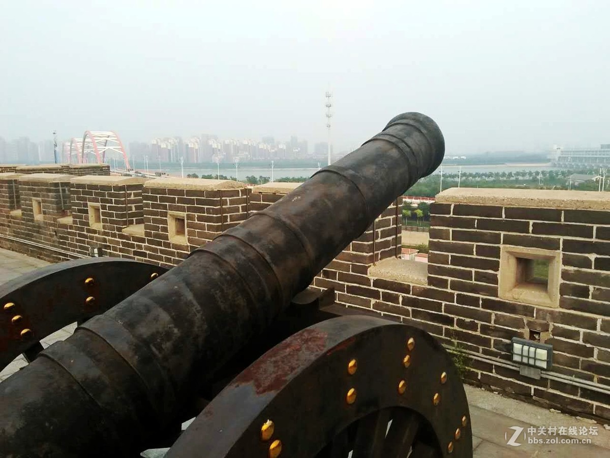 天津滨海新区北塘古镇的古炮台