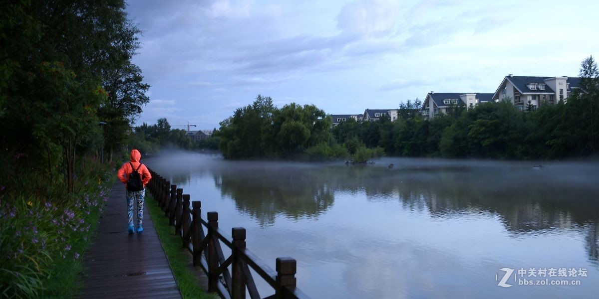 长白山脚下二道白河镇——夕阳美