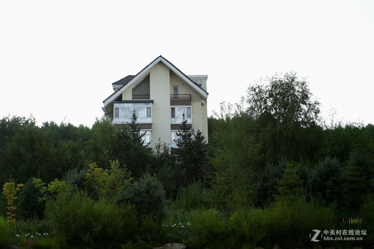 长白山脚下二道白河镇——夕阳美