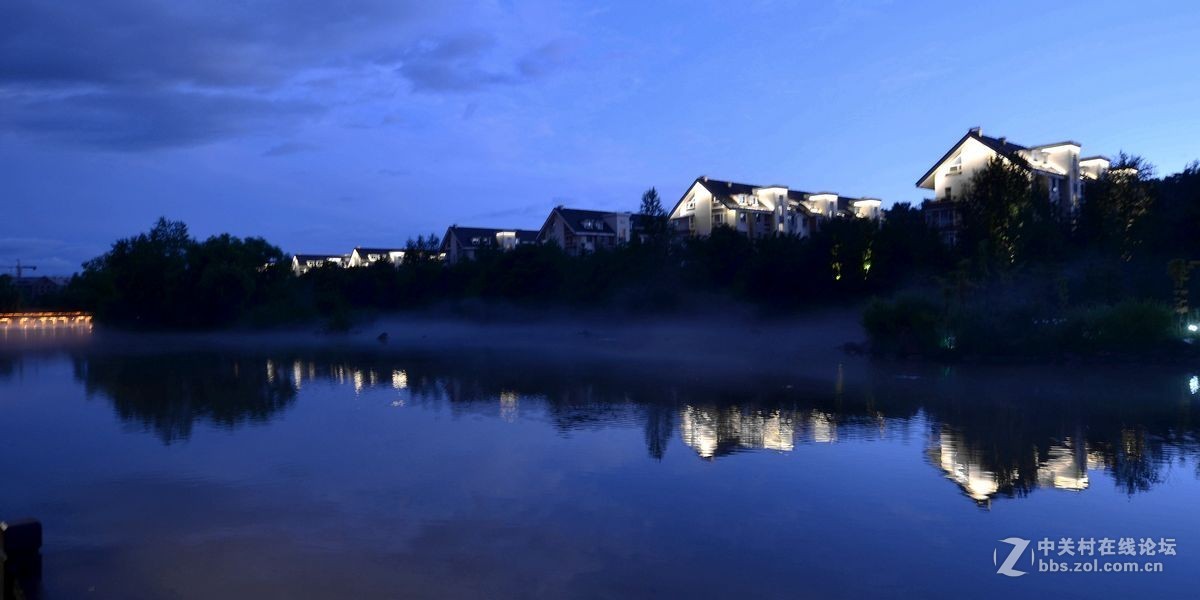 长白山脚下二道白河镇——夕阳美