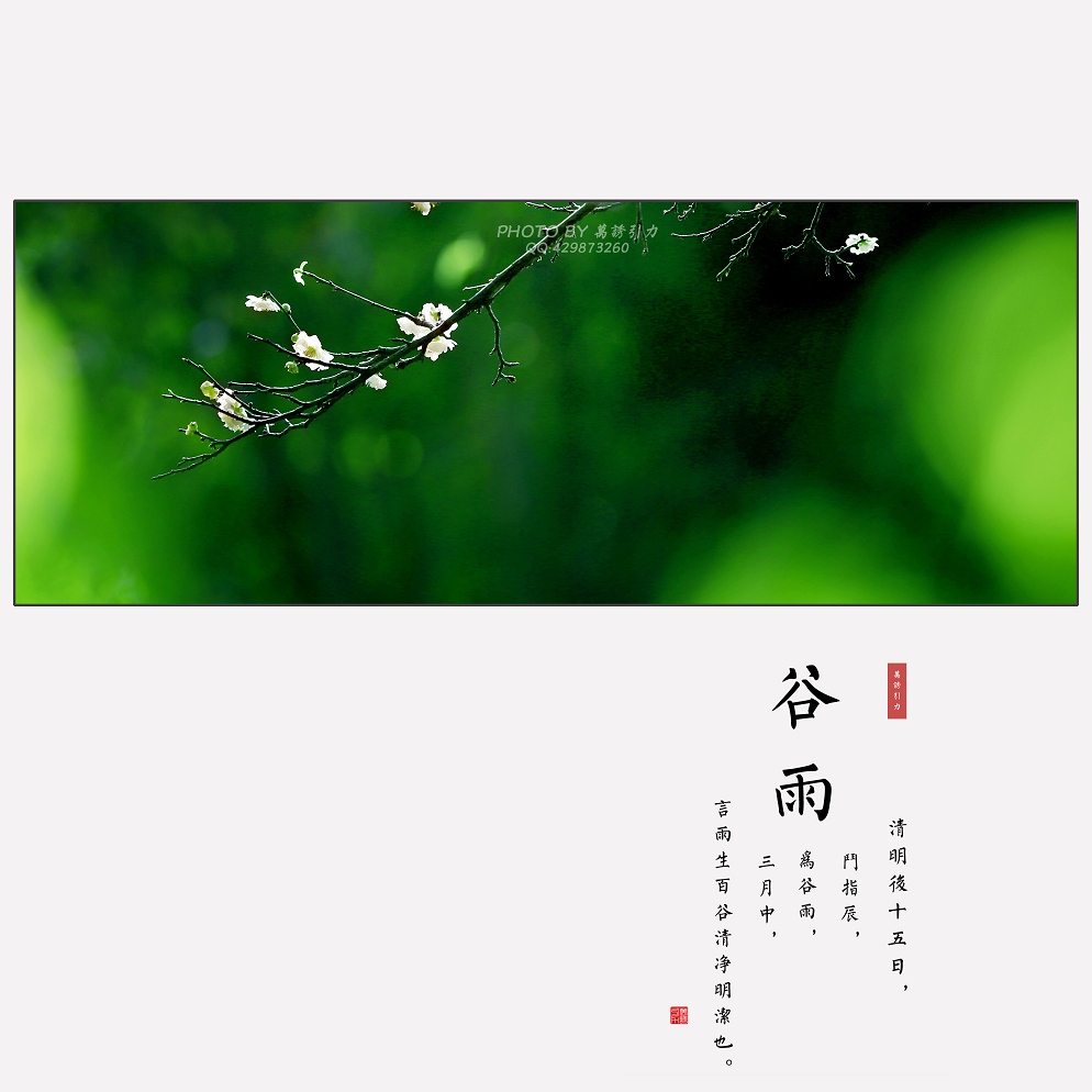 #ZOL月赛-四月物语#  谷雨（节气）...