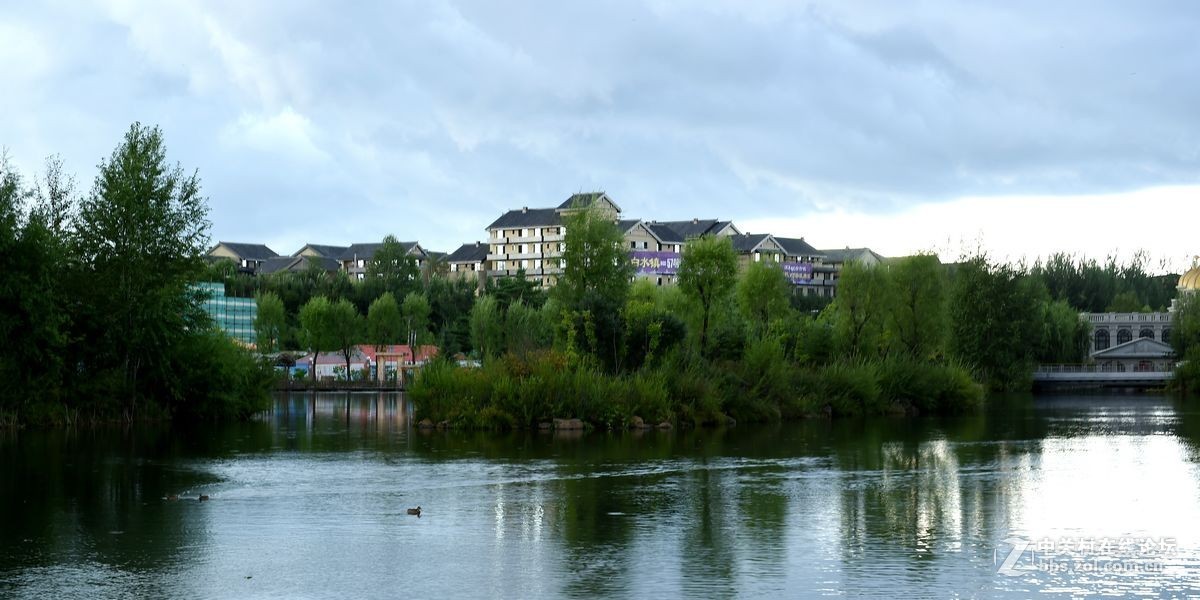 长白山脚下二道白河镇——夕阳美