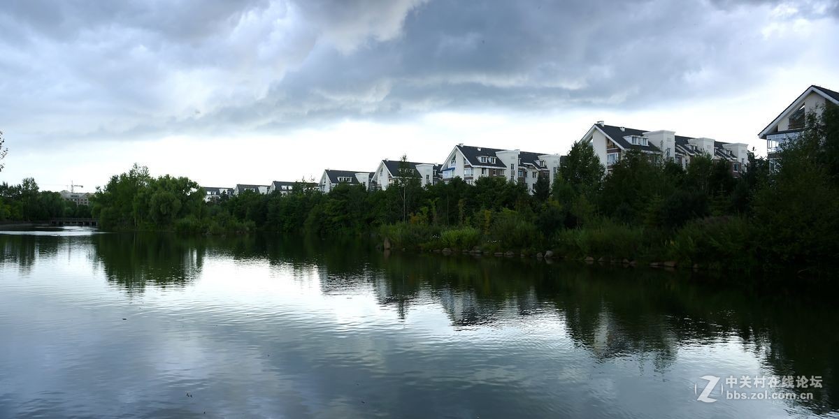 长白山脚下二道白河镇——夕阳美