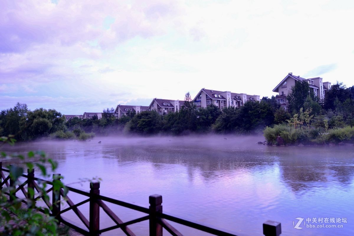 长白山脚下二道白河镇——夕阳美