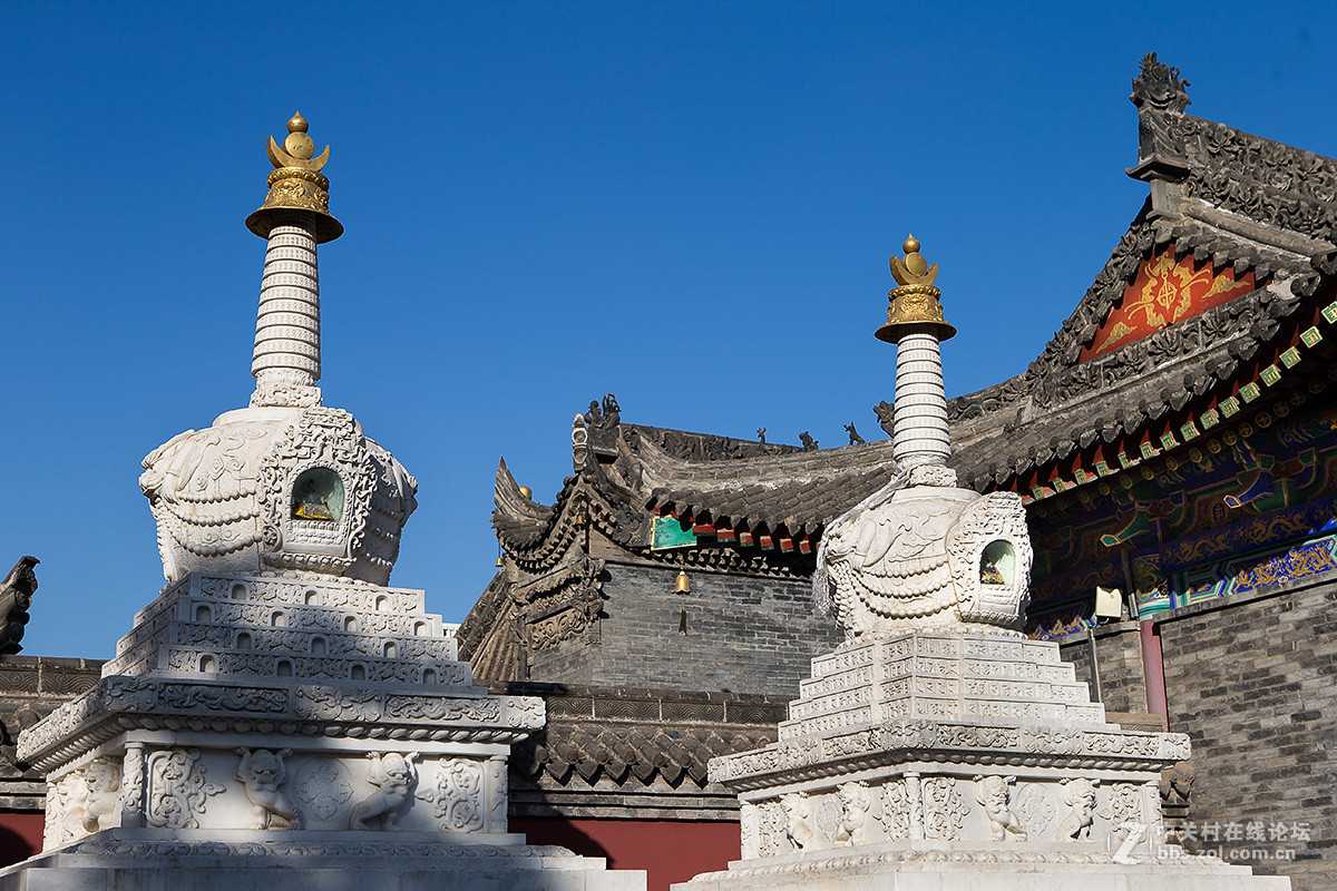 西安广仁寺冬日风光