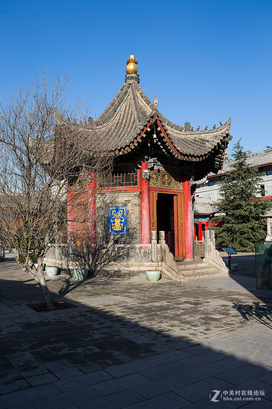 西安广仁寺冬日风光