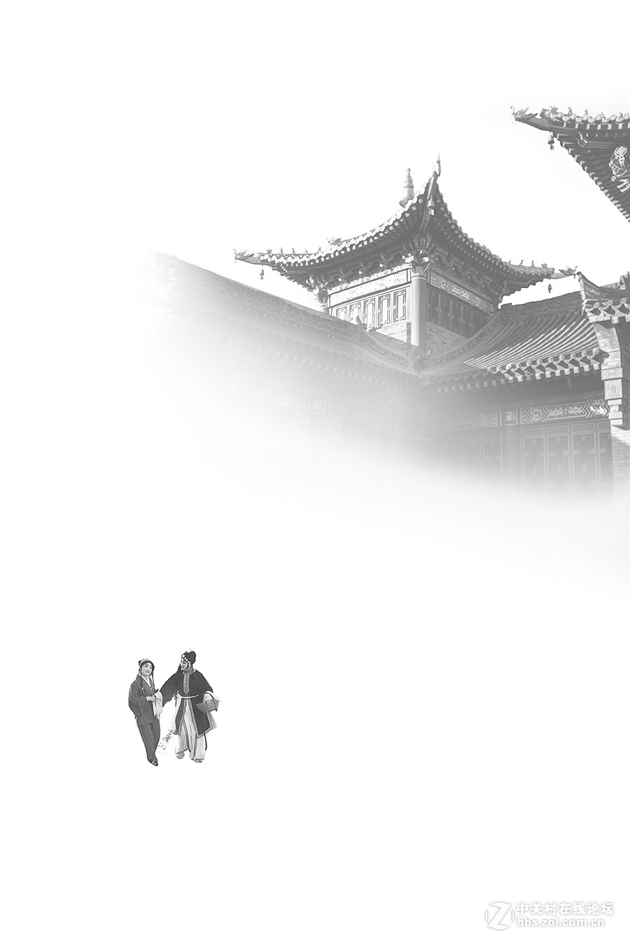 西安广仁寺冬日风光