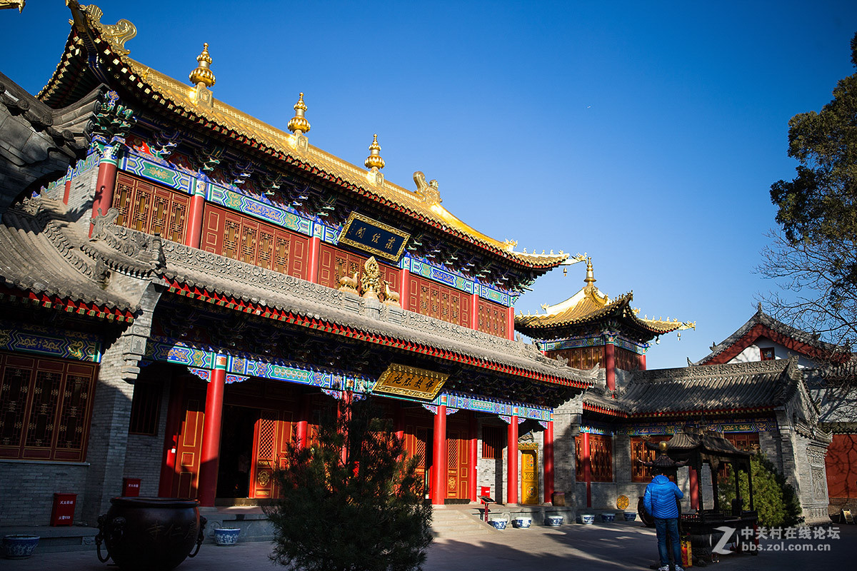 西安广仁寺冬日风光