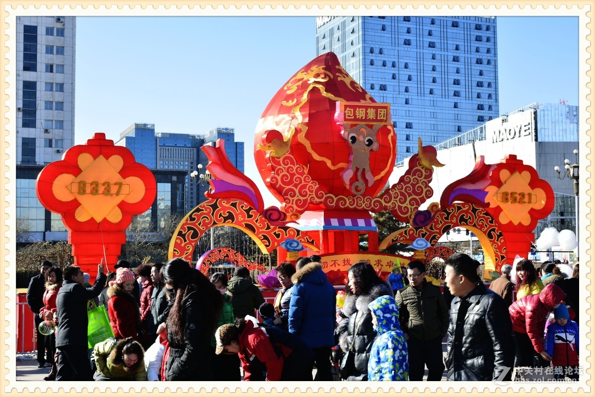 2016年包头市元宵节阿尔丁广场花灯展