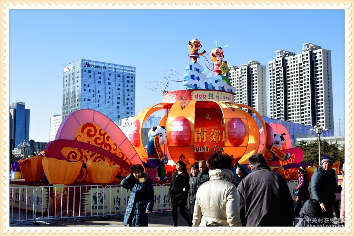 2016年包头市元宵节阿尔丁广场花灯展