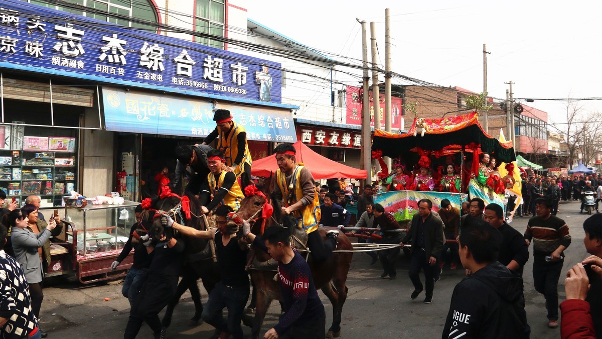 陕西省大荔县阿寿社火