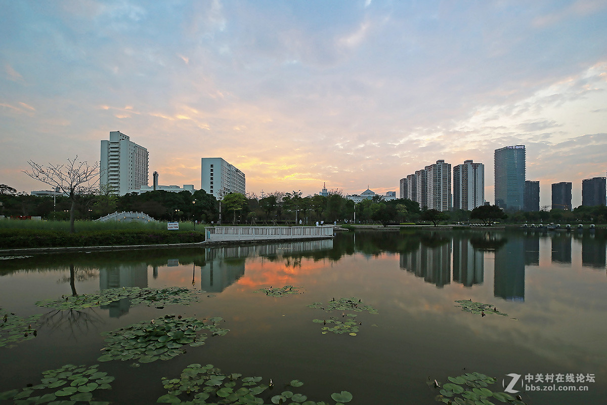 傍晚湖景-中关村在线摄影论坛