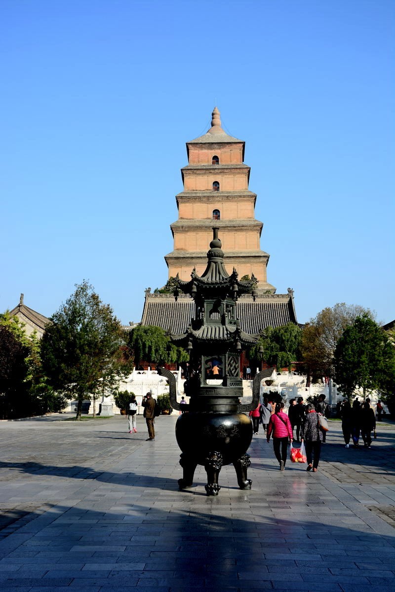 西安大雁塔小景