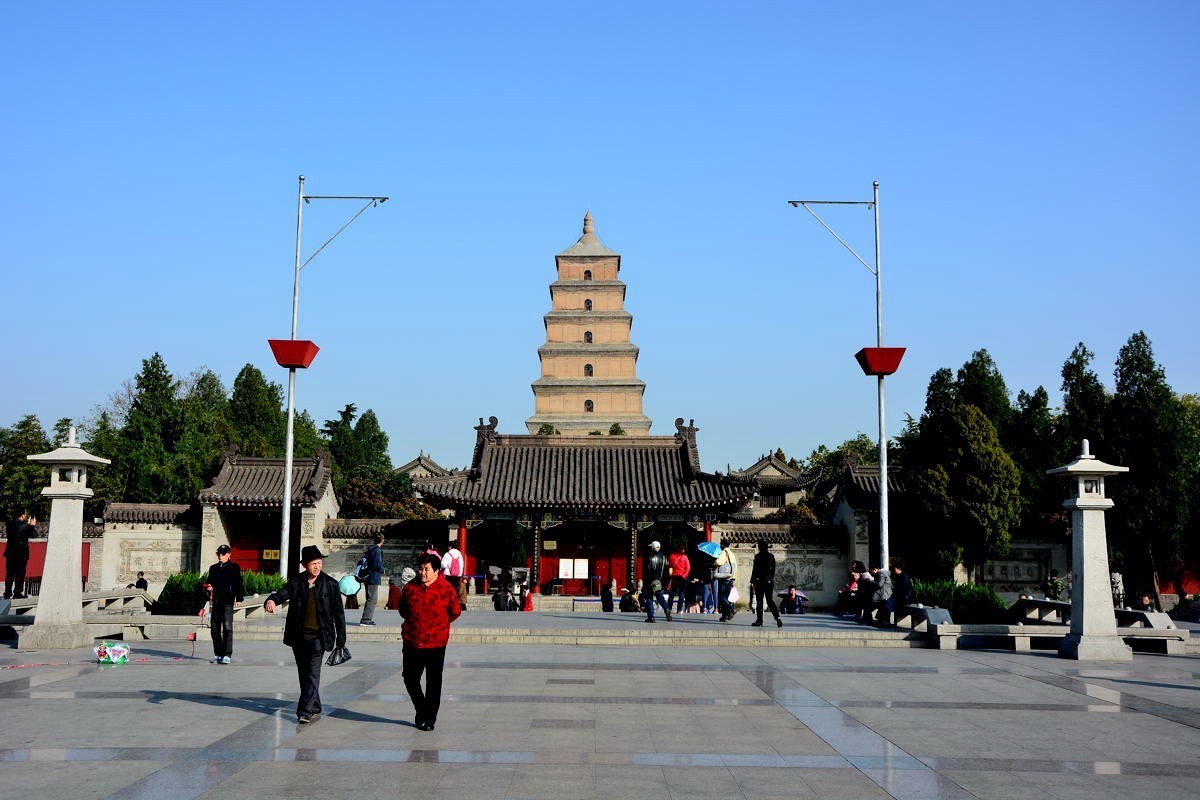西安大雁塔小景