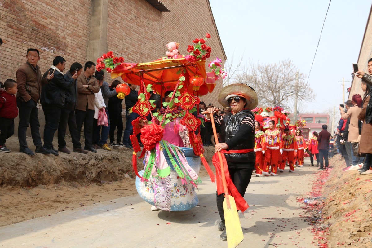 陕西省大荔县阿寿社火