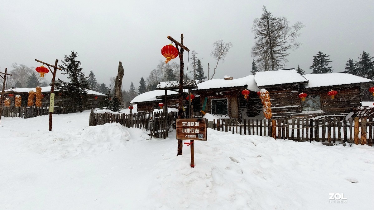 北方雪乡，雪景