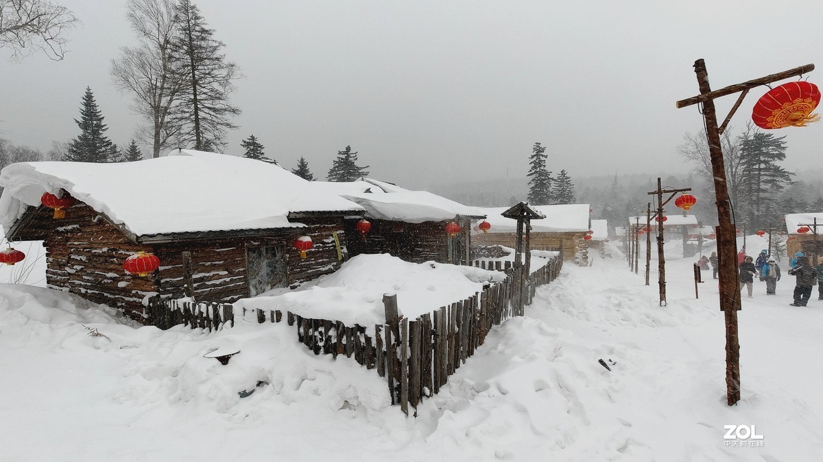 北方雪乡，雪景