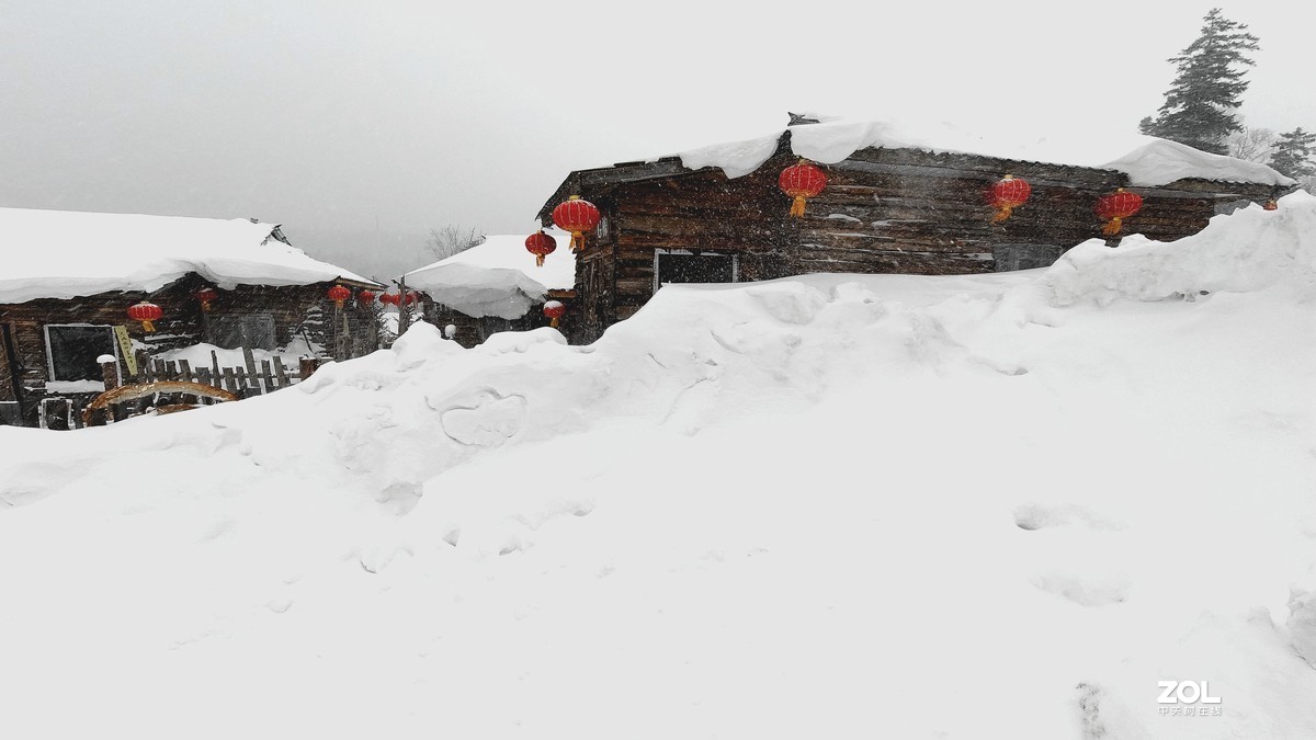 北方雪乡，雪景