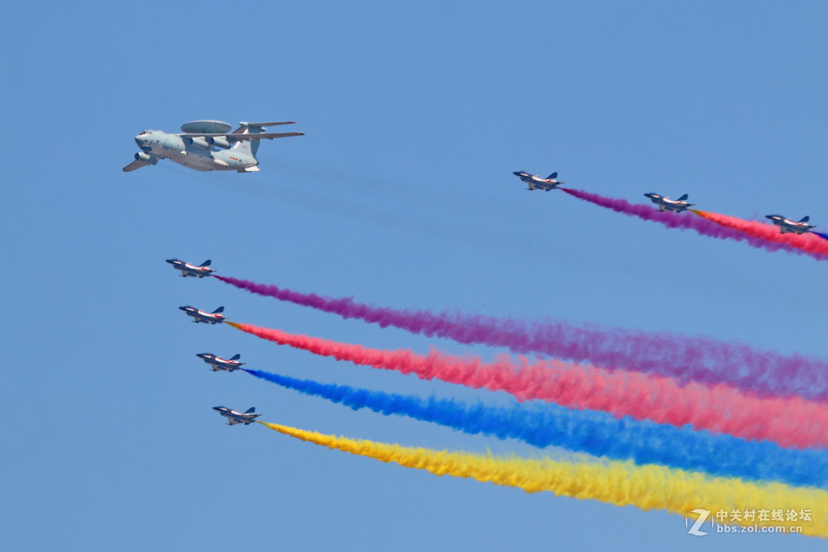 93大阅兵空中梯队