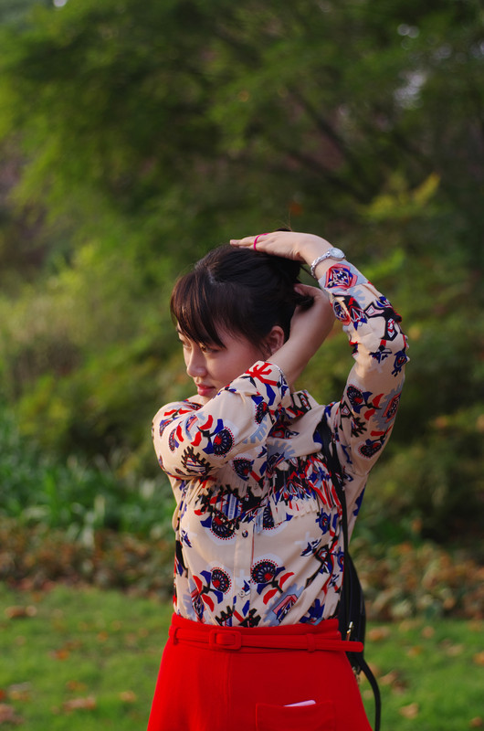 #2015MissChinajoy摄影大赛#人像摄影森林公园 作业三