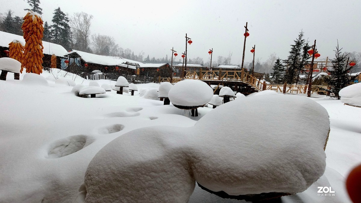 北方雪乡，雪景