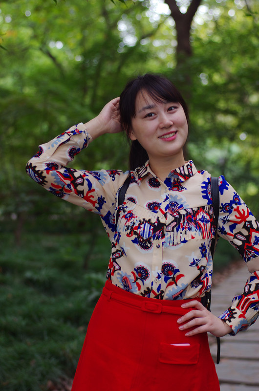 #2015MissChinajoy摄影大赛#人像摄影森林公园 作业三