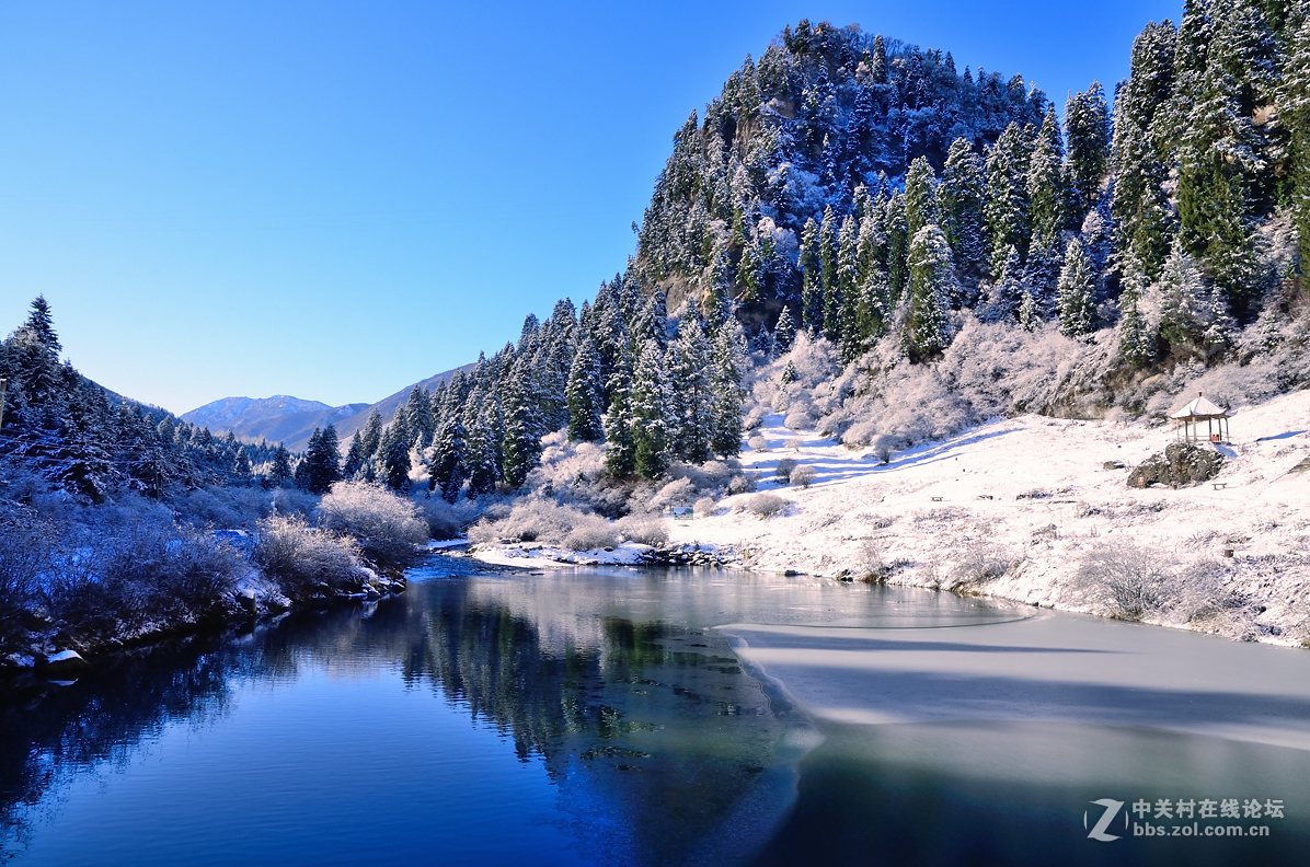 一组雪景