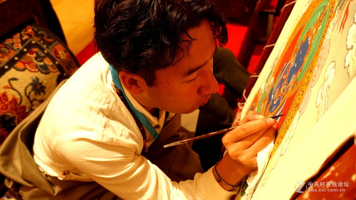 中国美术舘、西藏唐卡展