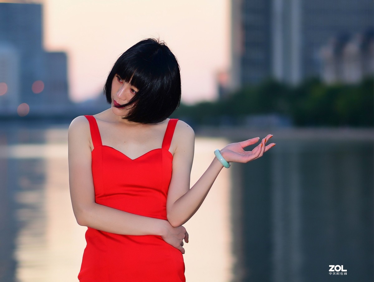 【群拍海河夜景美女人像习作】