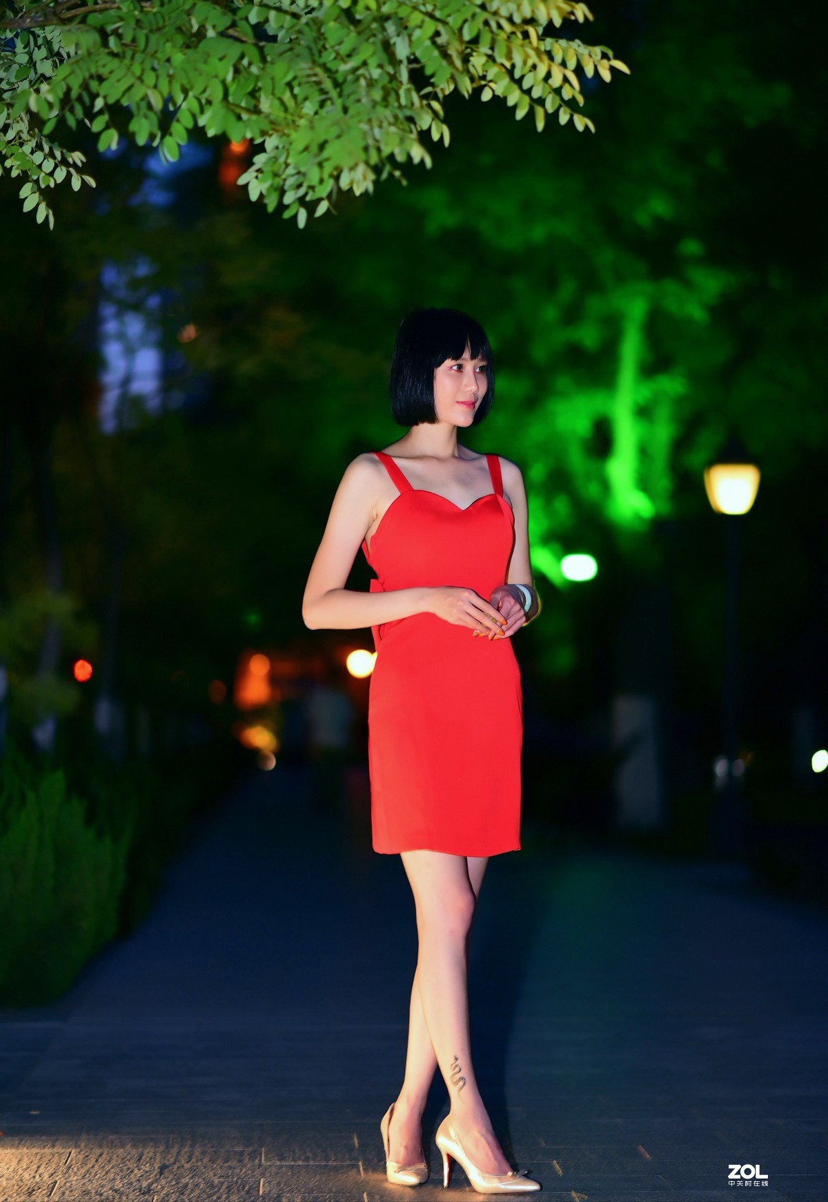 【群拍海河夜景美女人像习作】