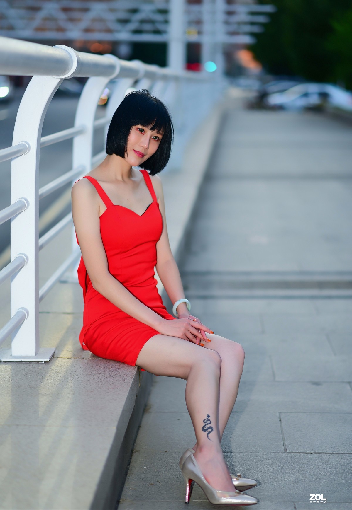 【群拍海河夜景美女人像习作】