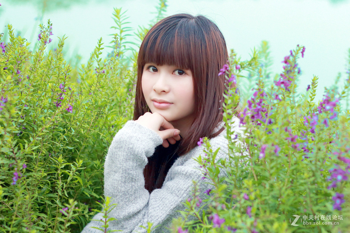 公园少女