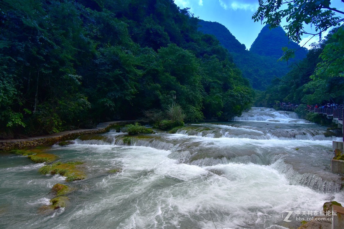 贵州小七孔的水