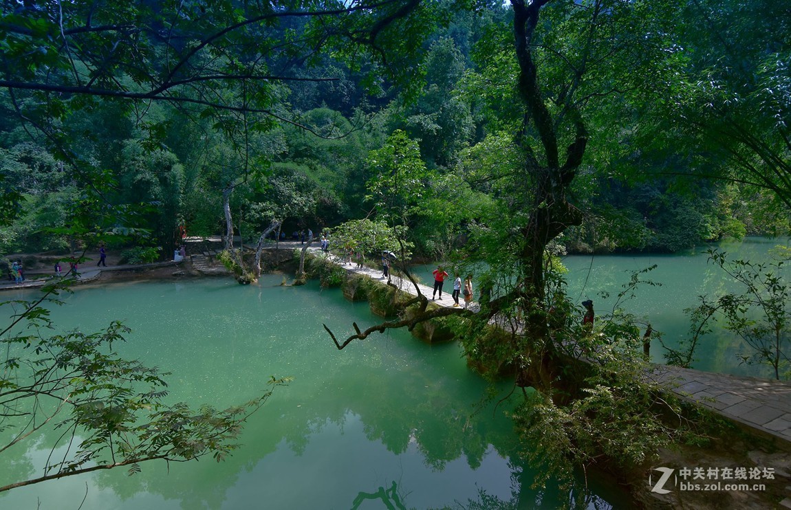 贵州小七孔的水