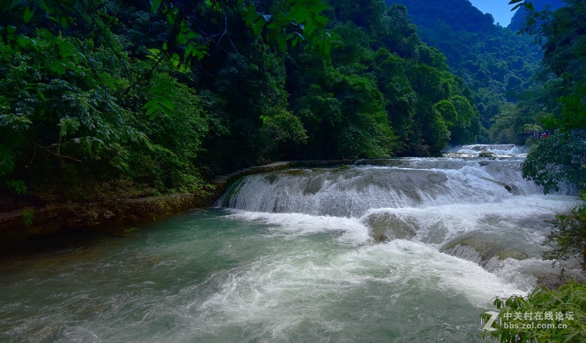 贵州小七孔的水