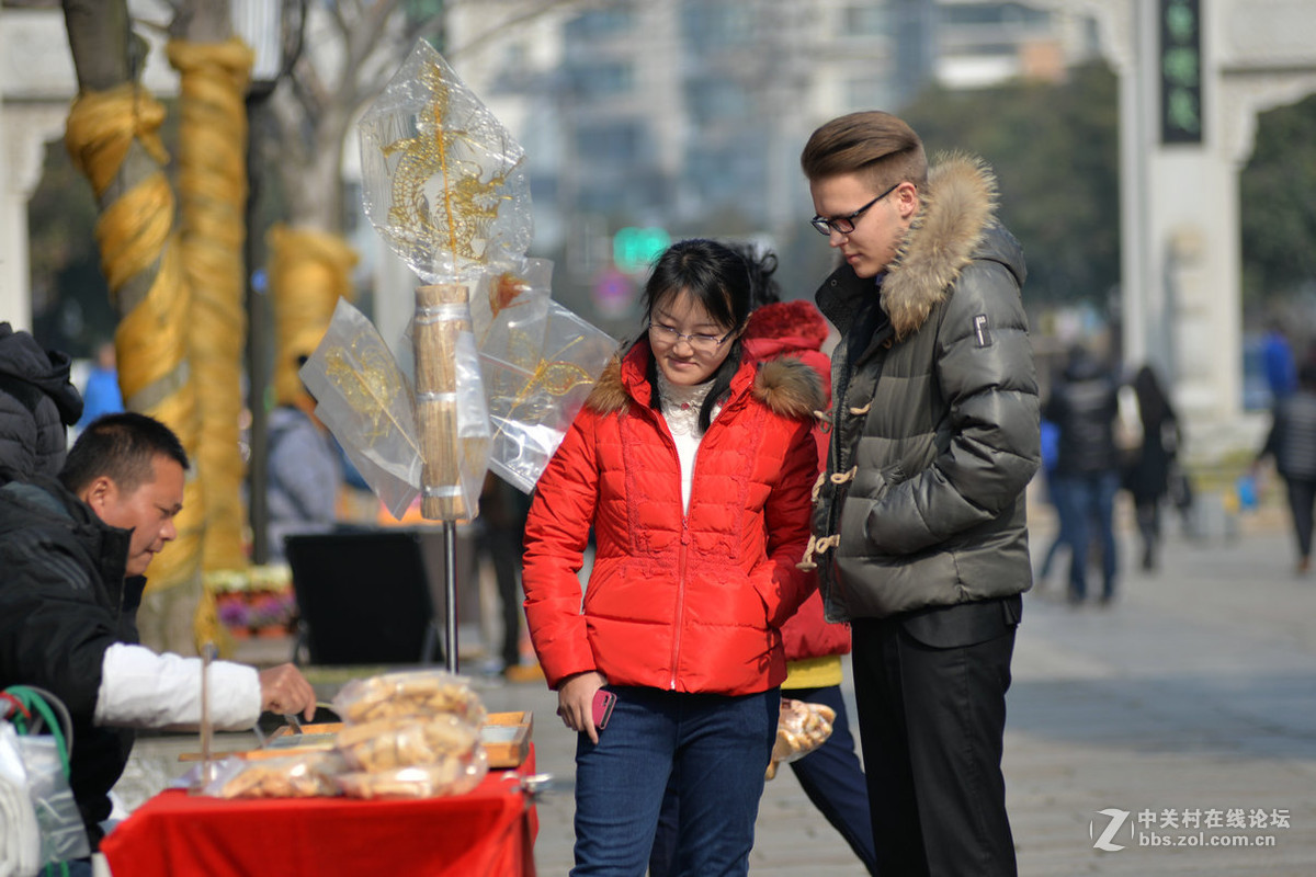 南京的节日街头