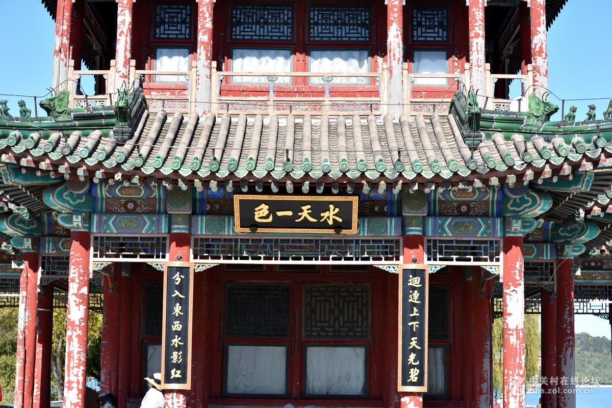 颐和园西堤秋色