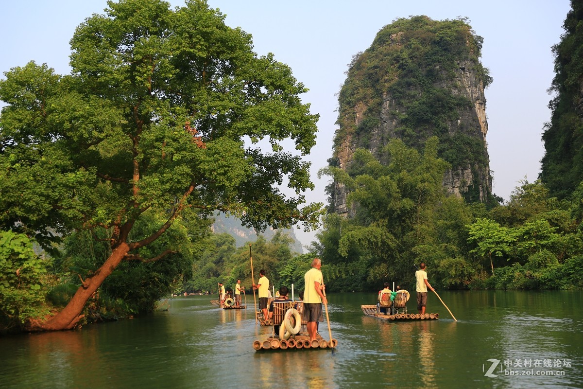 桂林山水—遇龙河漂流