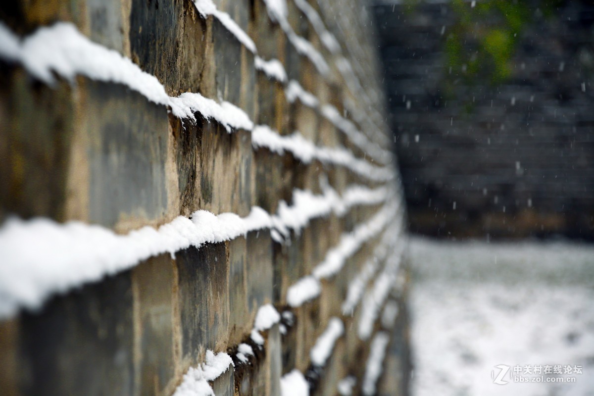 第一次拍摄那雪景