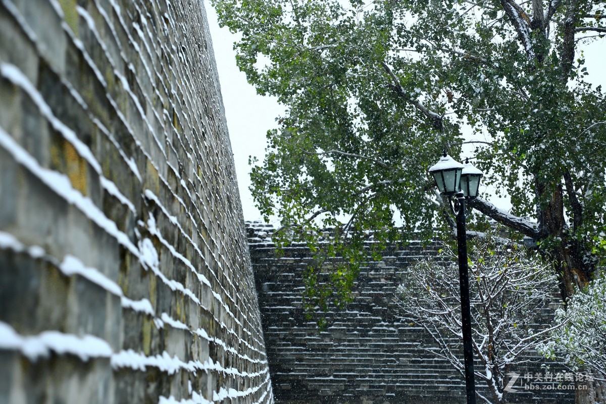 第一次拍摄那雪景