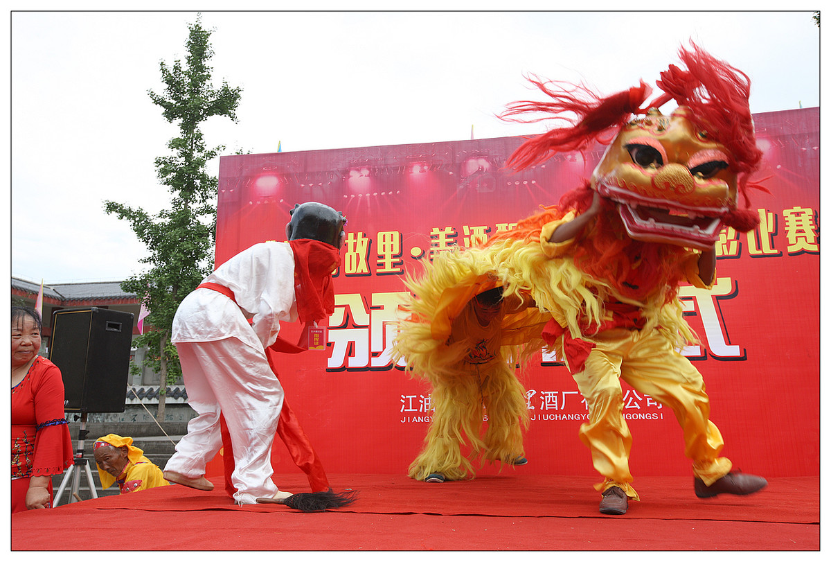 纪实 农民舞狮队-中关村在线摄影论坛