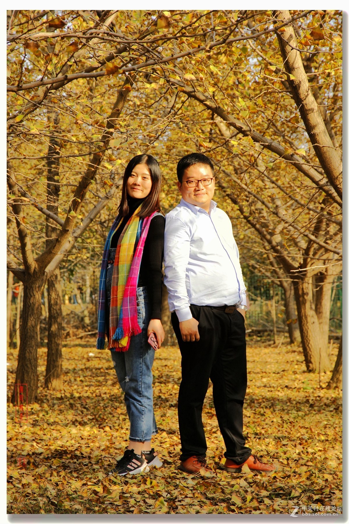 #佳能月赛-一叶知秋#邳州银杏林人像