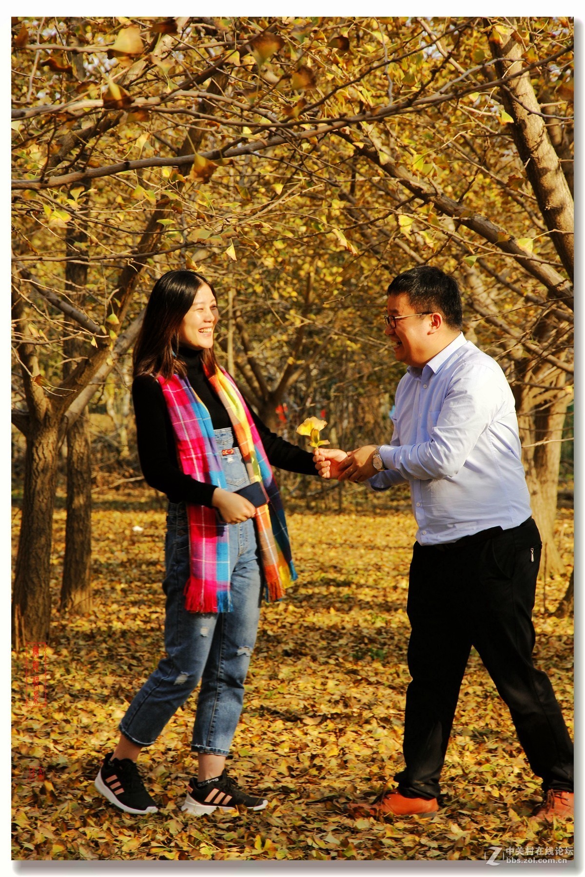 #佳能月赛-一叶知秋#邳州银杏林人像