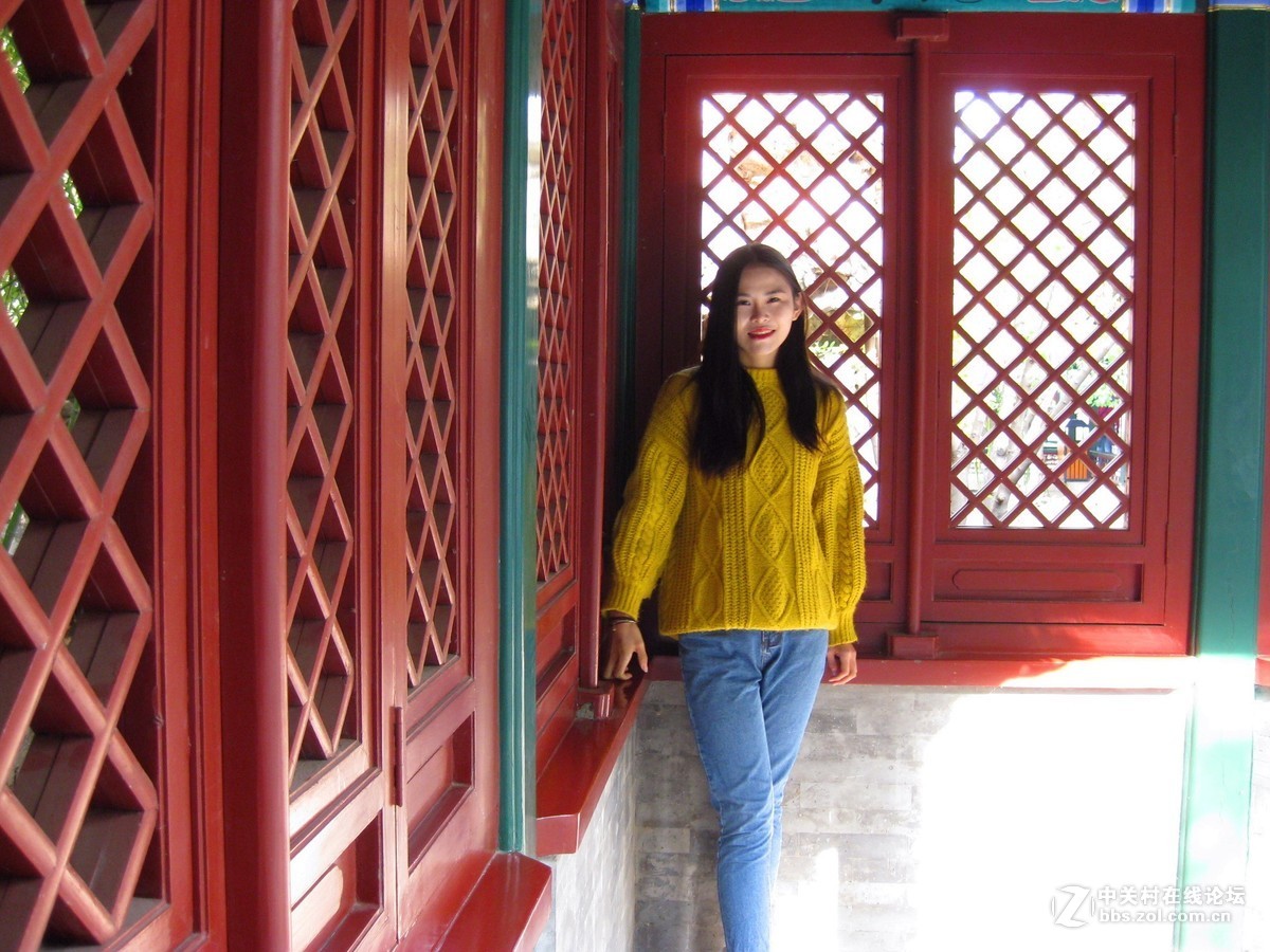 #佳能EOS R我的视角#园博园里拍美女