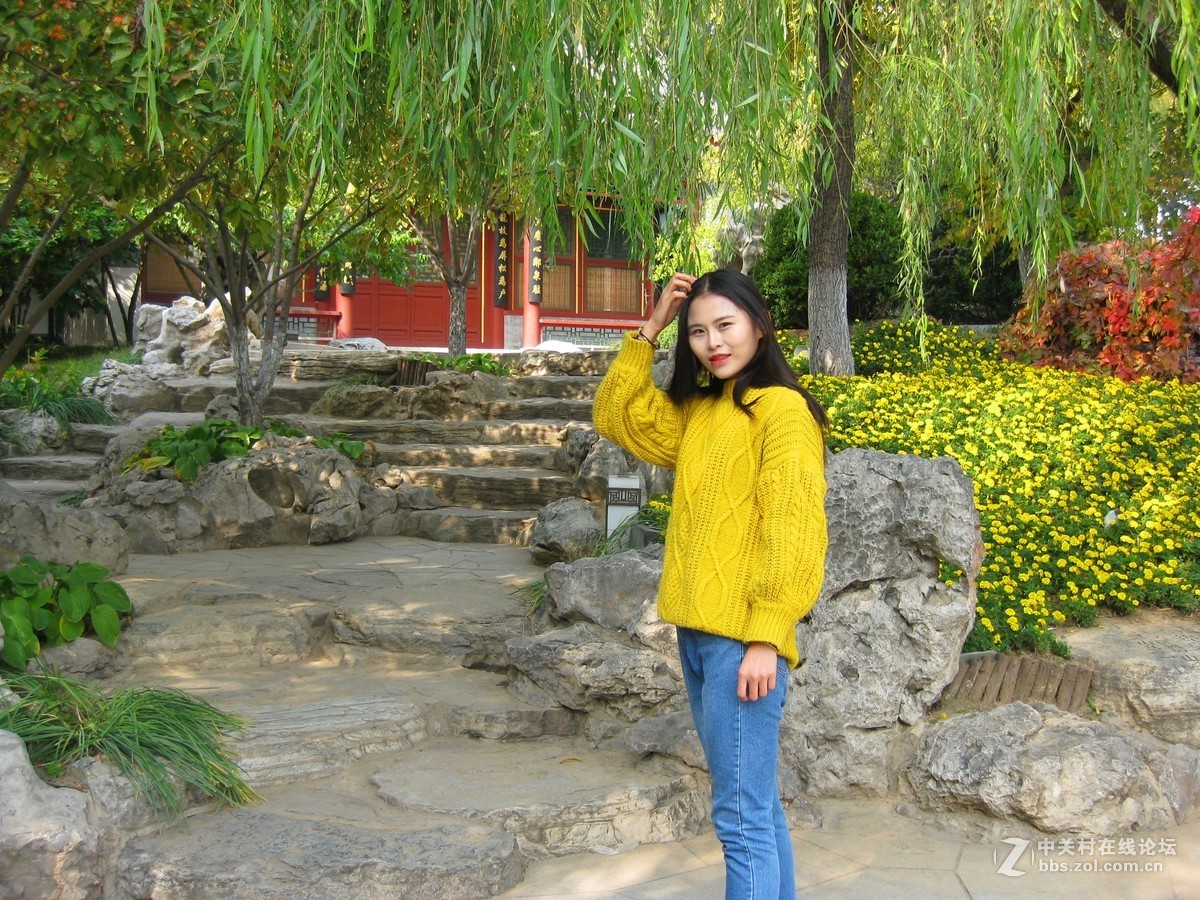 #佳能EOS R我的视角#园博园里拍美女