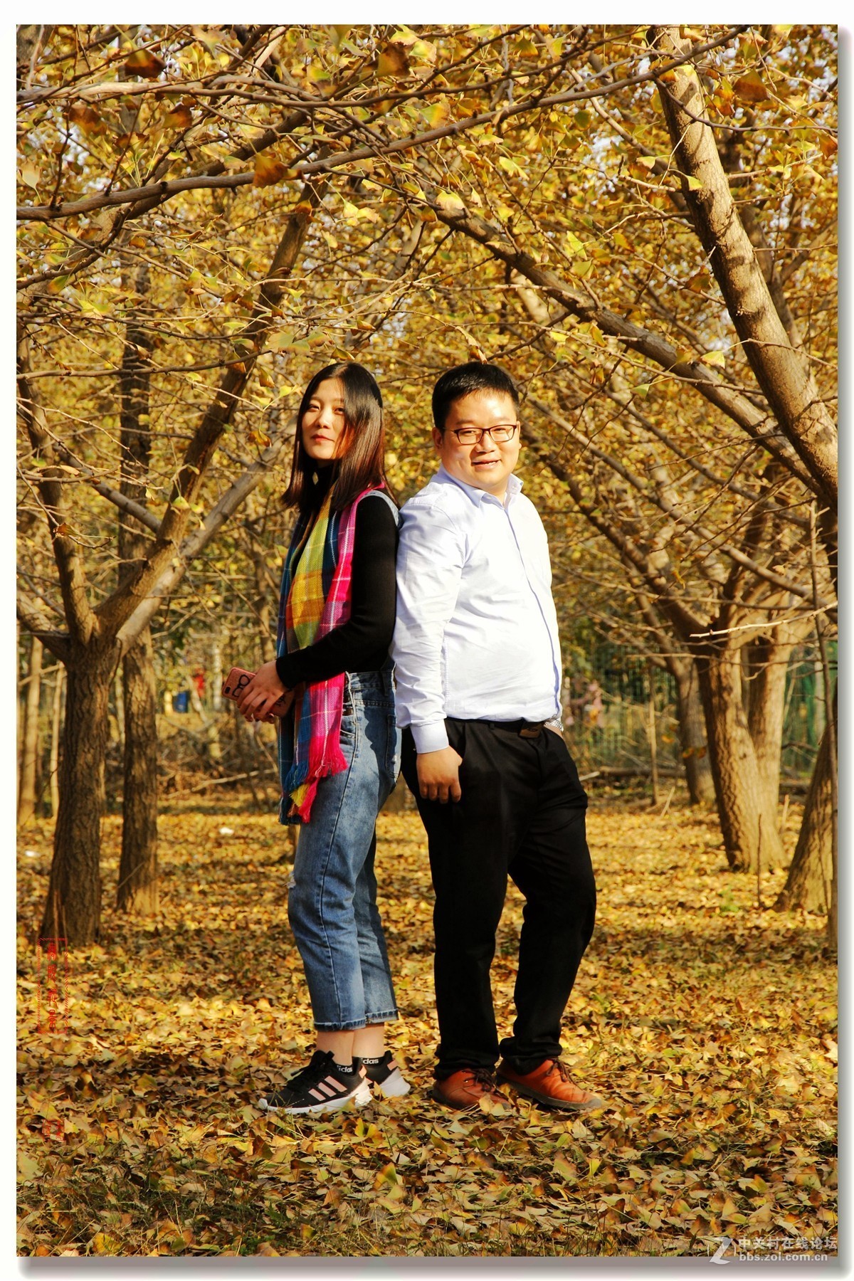 #佳能月赛-一叶知秋#邳州银杏林人像