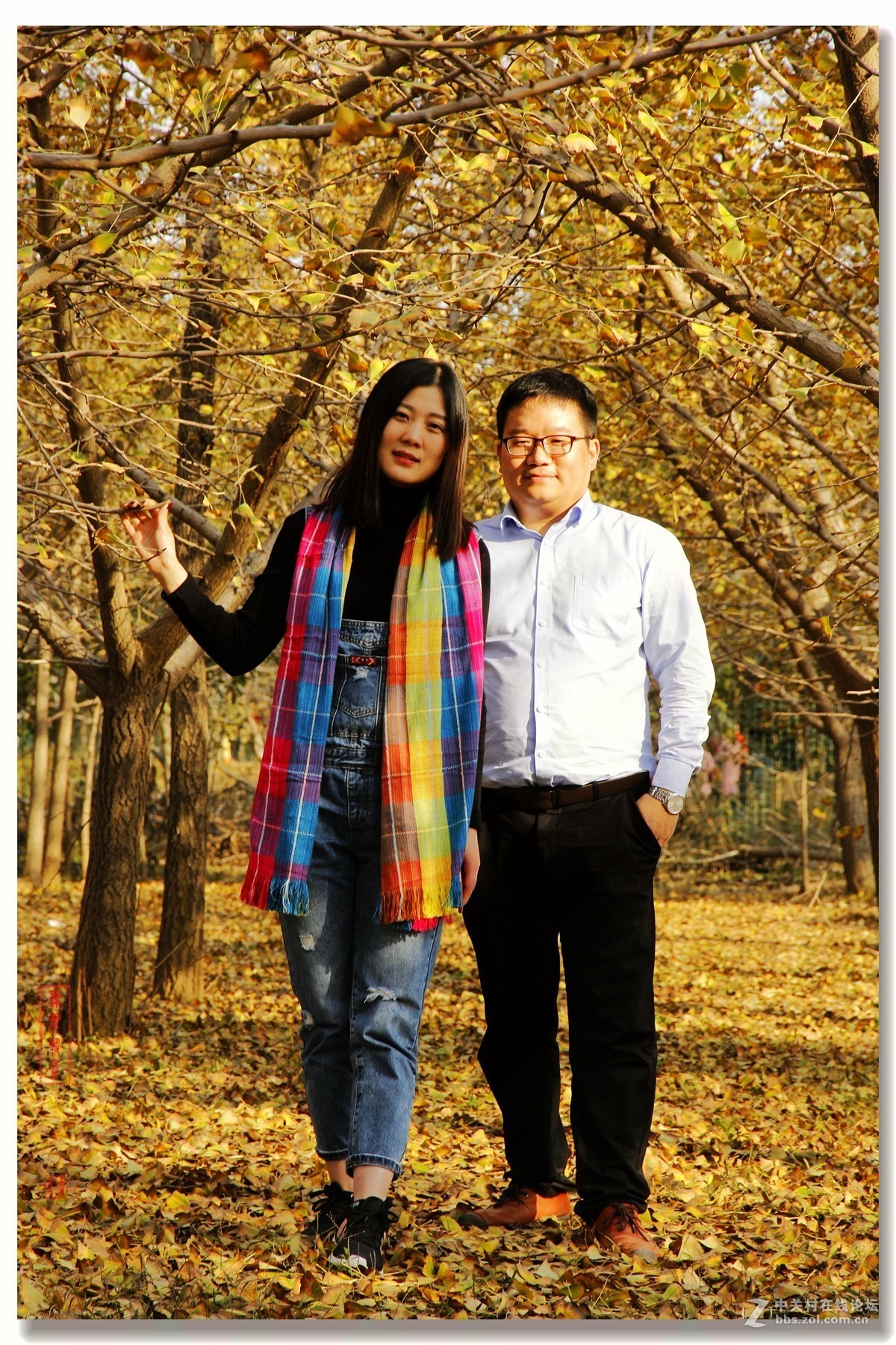 #佳能月赛-一叶知秋#邳州银杏林人像